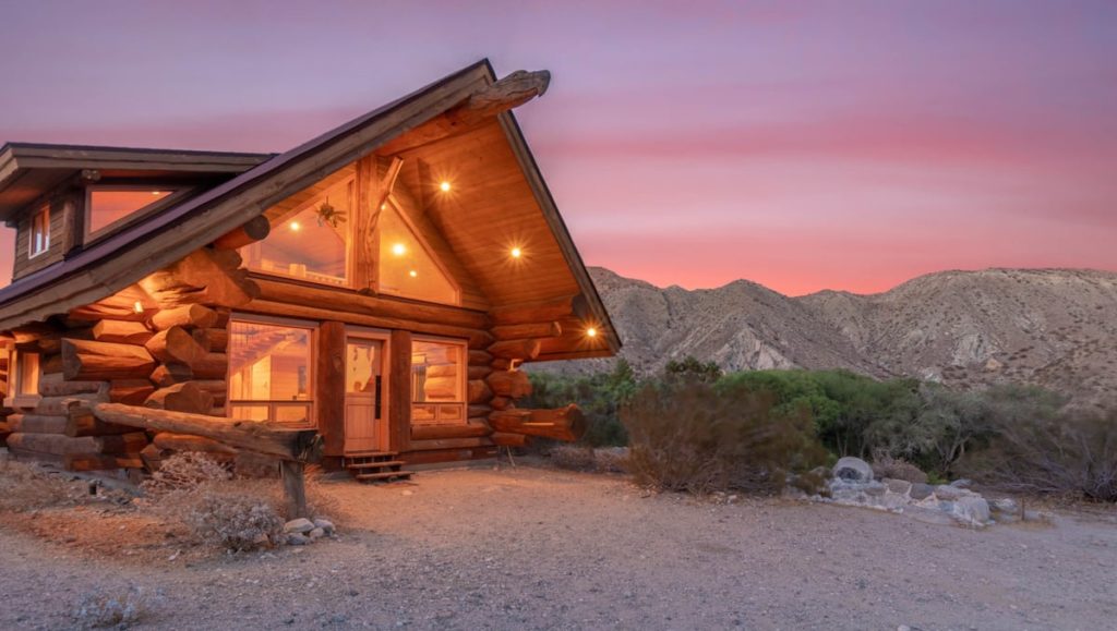 Best airbnbs for your california elopement, cabin near Palm Springs