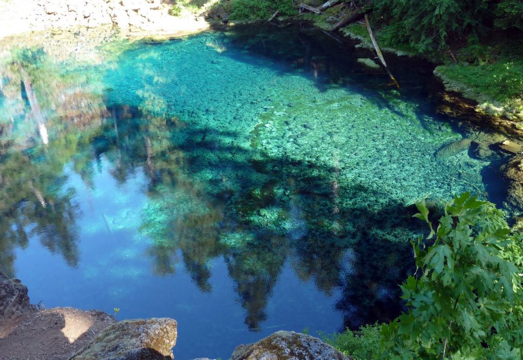 Blue Pool in Willamette National Forest