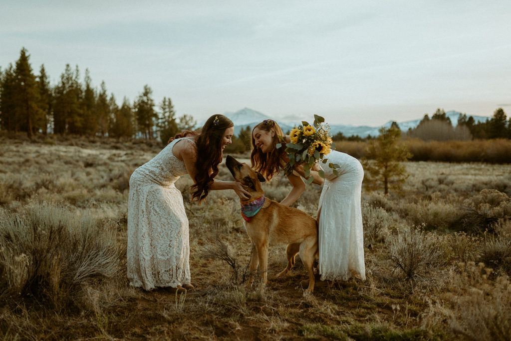 Indian ford meadow elopement in bend oregon