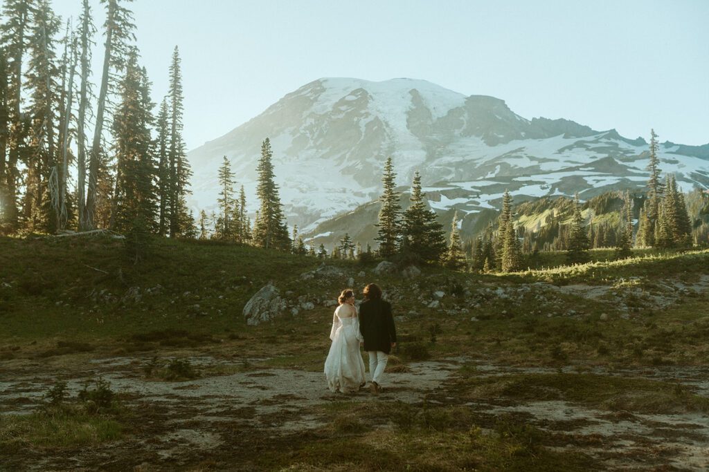 Mt. Rainier elopement