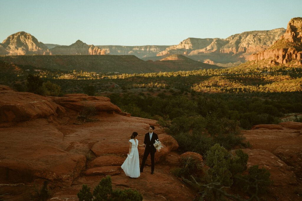Best time to elope in the desert